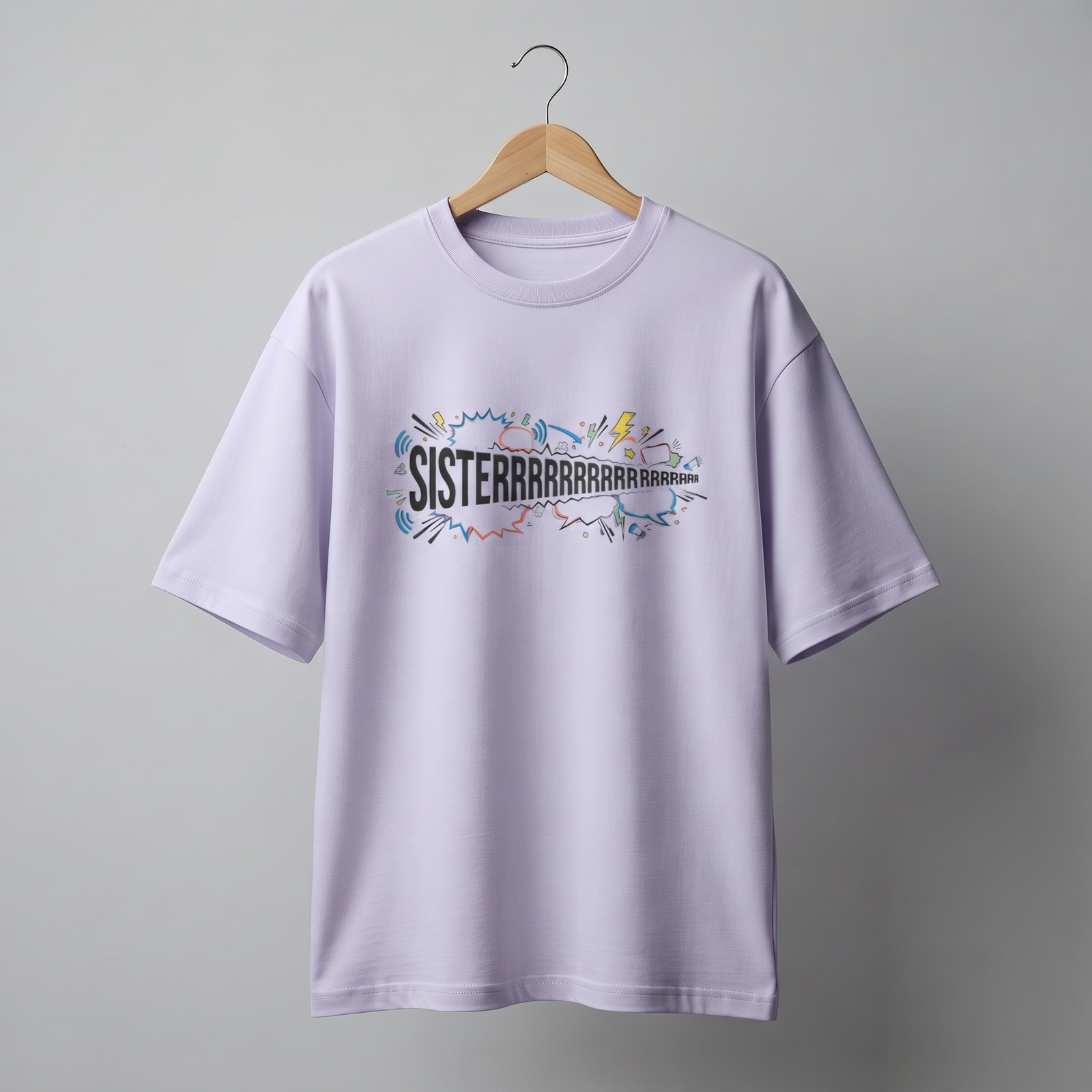 Sisterrrrrrrrrrrrrrrrrr Oversized T-Shirt
