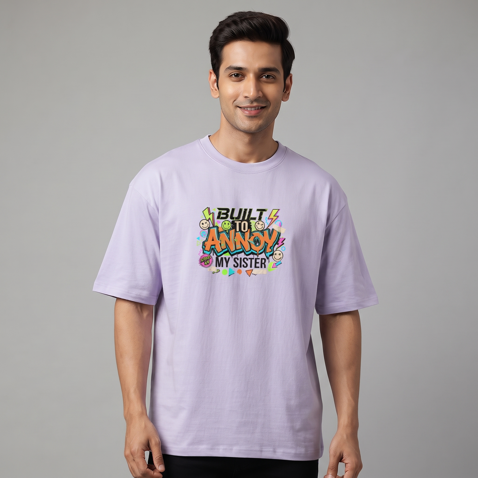 Built to Annoy My Sister Oversized T-Shirt
